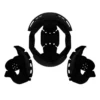 Interni Casco Ls2  Per Casco Fast II MX708 Nero