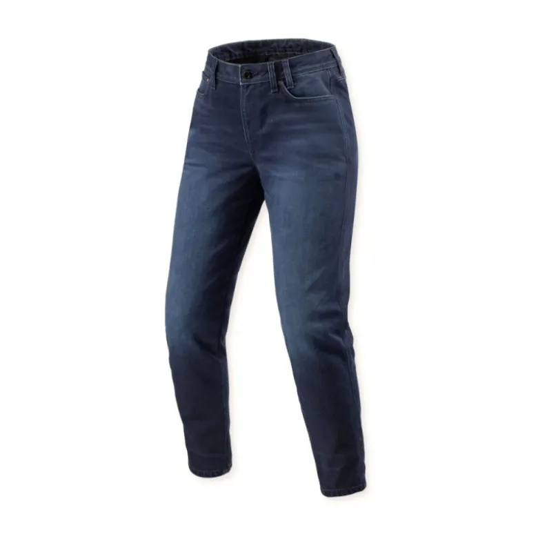 Jeans Donna Revit Harper Ladies TF Blu Scuro Used L30 Accorciato