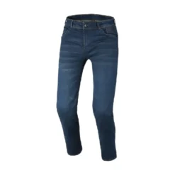 Jeans Per Moto Macna Vinton Straight Fit Blu Scuro Allungato