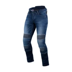 Jeans Uomo Macna Individi Blu Scuro Accorciato