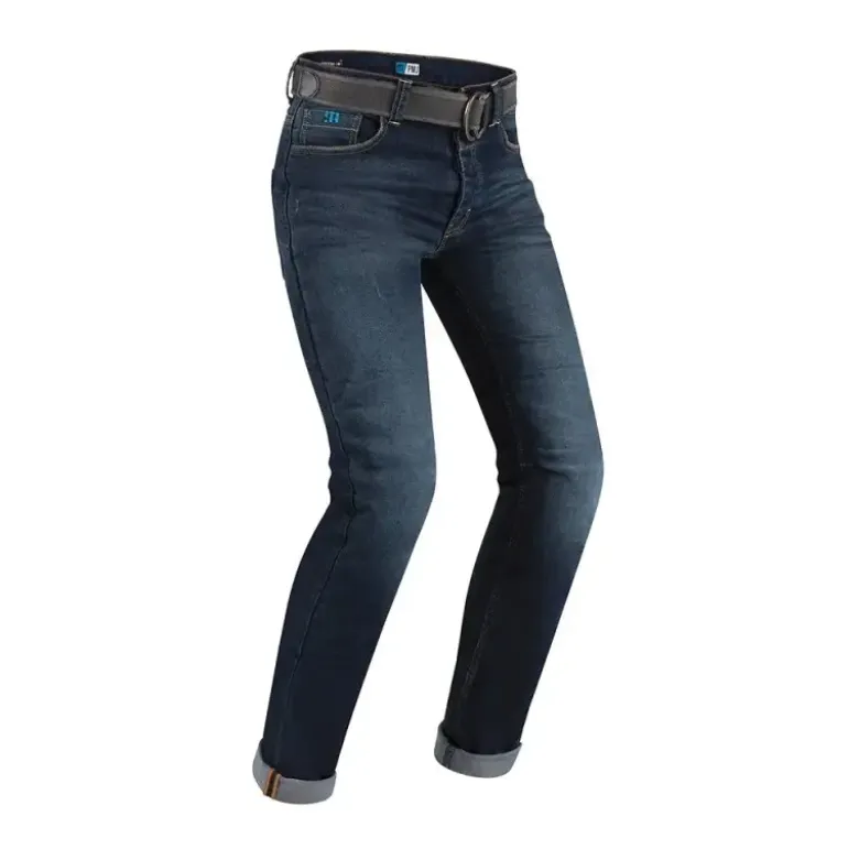 Jeans Uomo PMJ Caferacer Con Cintura Blu Standard