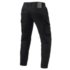 Jeans Uomo Revit Cargo 2 TF Nero L32 Accorciato