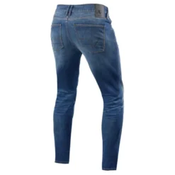 Jeans Uomo Revit Carlin Sk Blu Medio Slavato L36 Allungato