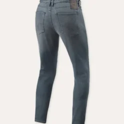 Jeans Uomo Revit Carlin Sk Grigio Medio Slavato L30 Extra Accorciato