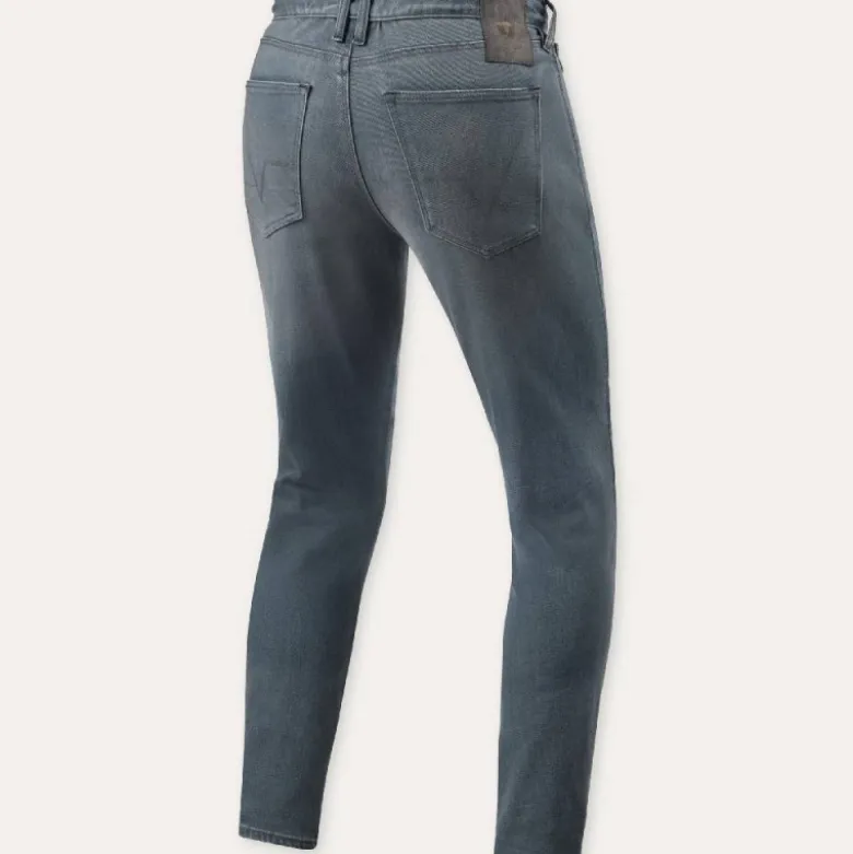 Jeans Uomo Revit Carlin Sk Grigio Medio Slavato L30 Extra Accorciato