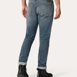 Jeans Uomo Revit Carlin Sk Grigio Medio Slavato L34 Standard