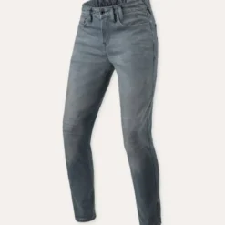 Jeans Uomo Revit Carlin Sk Grigio Medio Slavato L34 Standard