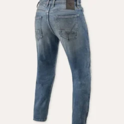Jeans Uomo Revit Detroit 3 Tapered Medio Blu Vintage Standard L34