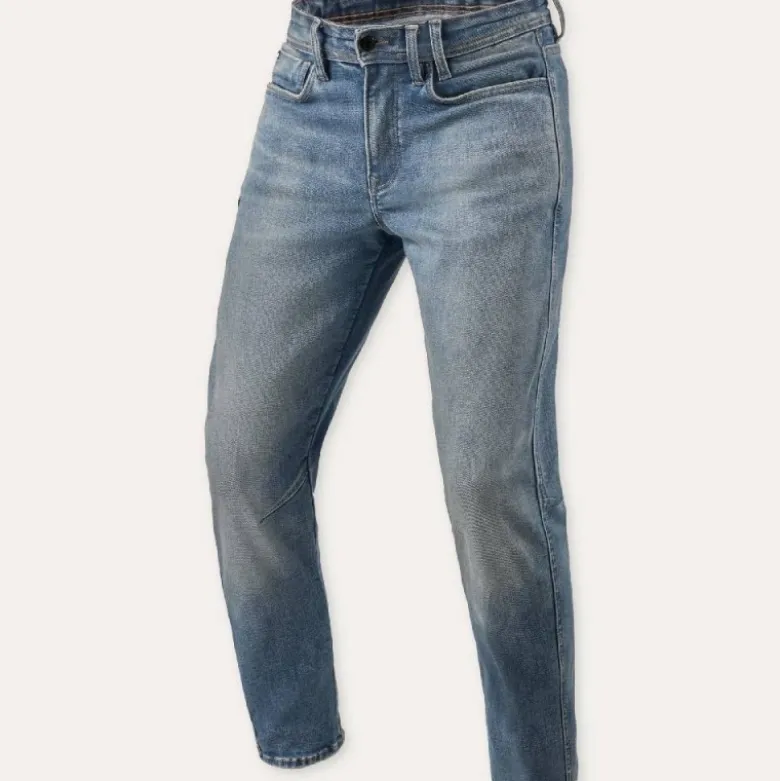 Jeans Uomo Revit Detroit 3 Tapered Medio Blu Vintage Standard L34