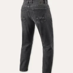 Jeans Uomo Revit Detroit 3 Tapered Nero Scuro Stone Standard L34