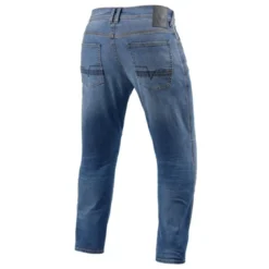 Jeans Uomo Revit Detroit 2 Tf Azzuro Classic Slavato L36 Allungato