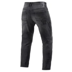 Jeans Uomo Revit Detroit 2 Tf Grigio Medio Slavato L30 Extra Accorciato