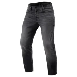Jeans Uomo Revit Detroit 2 Tf Grigio Medio Slavato L34 Standard
