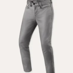 Jeans Uomo Revit Jamison Slim Grigio Accorciato L32