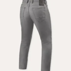 Jeans Uomo Revit Jamison Slim Grigio Extra Accorciato L30