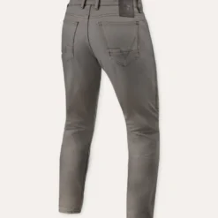 Jeans Uomo Revit Jamison Slim Nero Oliva Extra Accorciato L30