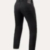Jeans Uomo Revit Keegan Tapered Nero Extra Accorciato L30