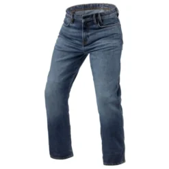 Jeans Uomo Revit Lombard 3 Rf Blu Medio Stone L30 Extra Accorciato