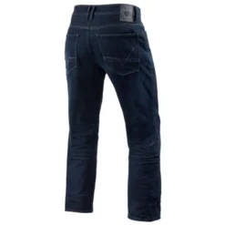 Jeans Uomo Revit Lombard 3 Rf Blu Scuro Slavato L30 Extra Accorciato