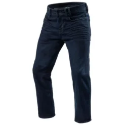 Jeans Uomo Revit Lombard 3 Rf Blu Scuro Slavato L30 Extra Accorciato