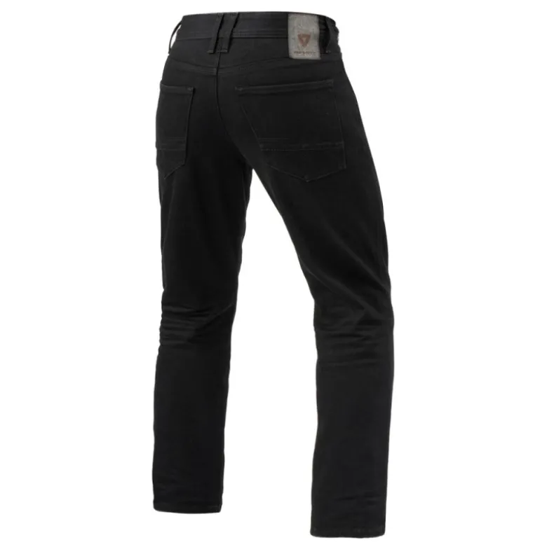 Jeans Uomo Revit Lombard 3 Rf Nero L36 Allungato