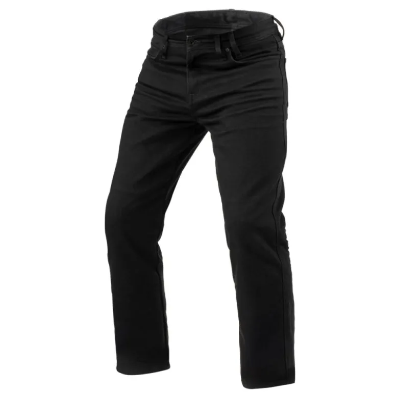 Jeans Uomo Revit Lombard 3 Rf Nero L36 Allungato