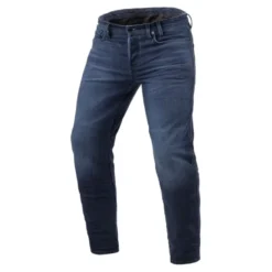Jeans Uomo Revit Micah TF Blu Scuro Slavato L36 Allungato