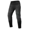 Jeans Uomo Revit Moto 2 Tf Grigio Scuro Slavato L36 Allungato