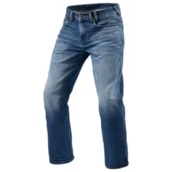 Jeans Uomo Revit Philly 3 Lf Blu Medio Slavato L34 Standard