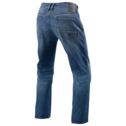 Jeans Uomo Revit Philly 3 Lf Blu Medio Slavato L34 Standard