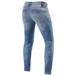 Jeans Uomo Revit Piston 2 Sk Azzurro Slavato L34 Standard