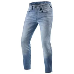 Jeans Uomo Revit Piston 2 Sk Azzurro Slavato L34 Standard
