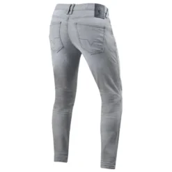 Jeans Uomo Revit Piston 2 Sk Grigio Chiaro Slavato L34 Standard