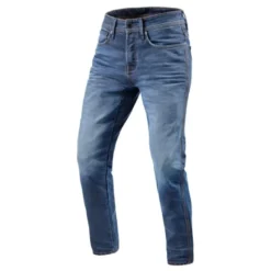 Jeans Uomo Revit Reed Sf Blu Medio Slavato L30 Extra Accorciato