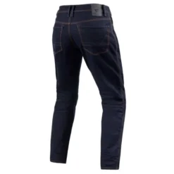 Jeans Uomo Revit Reed Sf Blu Scuro Slavato L30 Extra Accorciato