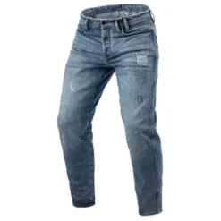 Jeans Uomo Revit Rilan TF Blu Medio Vintage L30 Extra Accorciato
