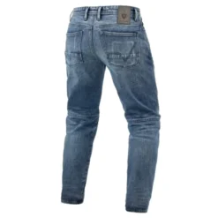 Jeans Uomo Revit Rilan TF Blu Medio Vintage L30 Extra Accorciato