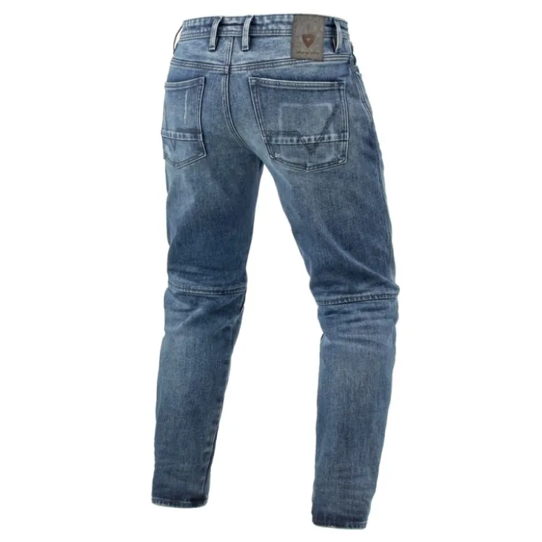Jeans Uomo Revit Rilan TF Blu Medio Vintage L34 Standard