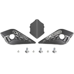 Kit Copertura Meccanismo Visiera In Carbonio Per Casco Explorer MX701 Nero Opaco
