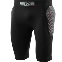 Kit Pantaloncini Protettivi Para-Coccige SIXS Pro Sho1 con Protezione Fianchi in D3O Nero