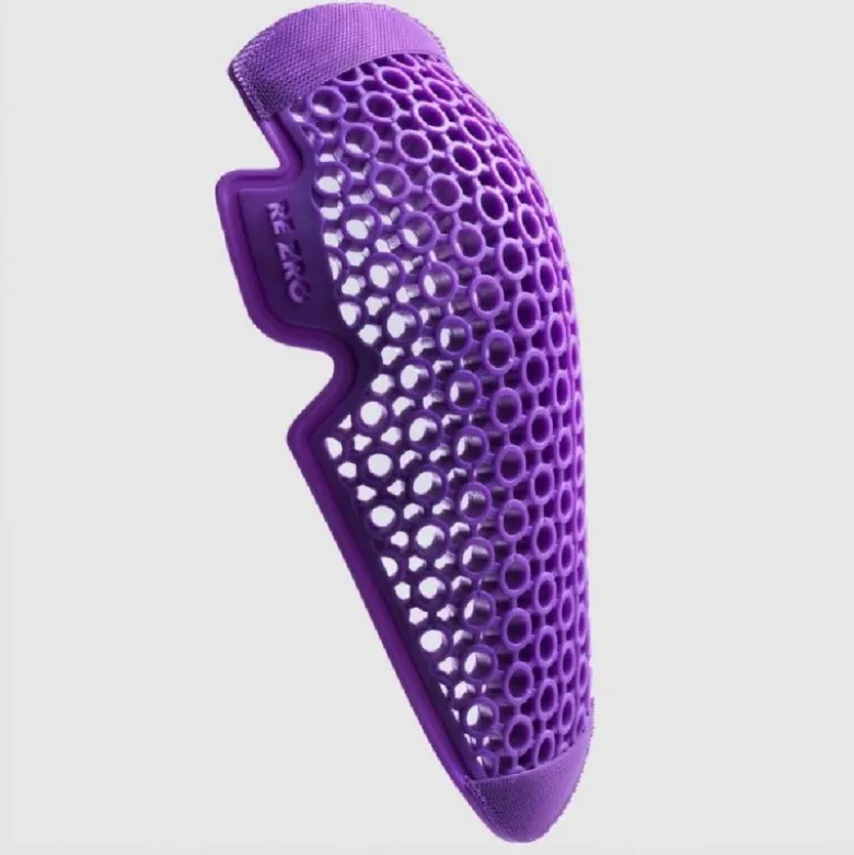 Kit Protezione Ginocchia/Gomiti Rebelhorn Rezro Mk1-C2-Ek1-V Velcro Livello 2 Viola
