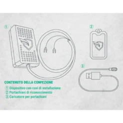 Localizzatore GPS Moto con Allarme Antifurto Komobi Pro Plus - Abbonamento 5 Anni Incluso