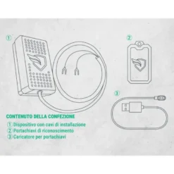 Localizzatore GPS Moto con Allarme Antifurto Komobi Pro Premium - Abbonamento 1 Anno Incluso