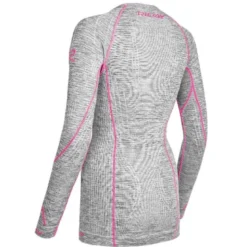 Maglia Donna Intima Tecnica Riday Manica Lunga Light Grigio Rosa
