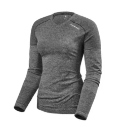 Maglia Donna Intima Tecnica Termica Revit Airborne Ls Ladies Grigio Scuro
