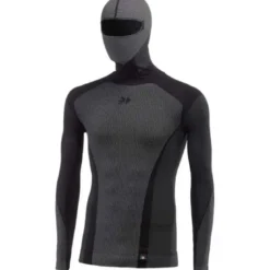 Maglia Intima Con Capuccio 4 Stagioni Sixs Ts2  DB Black Carbon
