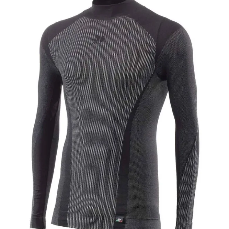 Maglia Intima Lupetto 4 Stagioni Sixs Ts3 V2 Black Carbon