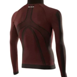 Maglia Intima Lupetto Tecnica Termica Unisex Sixs TS3 Rosso Scuro
