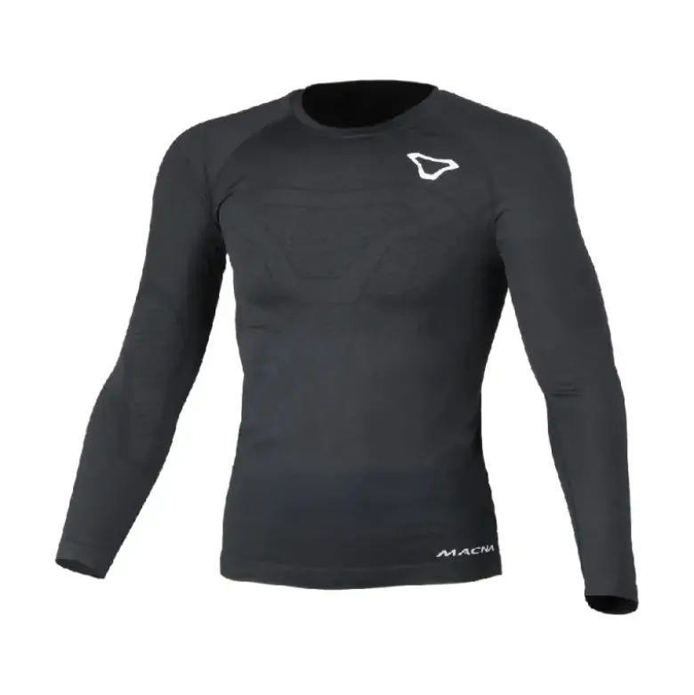 Maglia Intima Tecnica Maniche Lunghe Unisex Macna Desert Nero