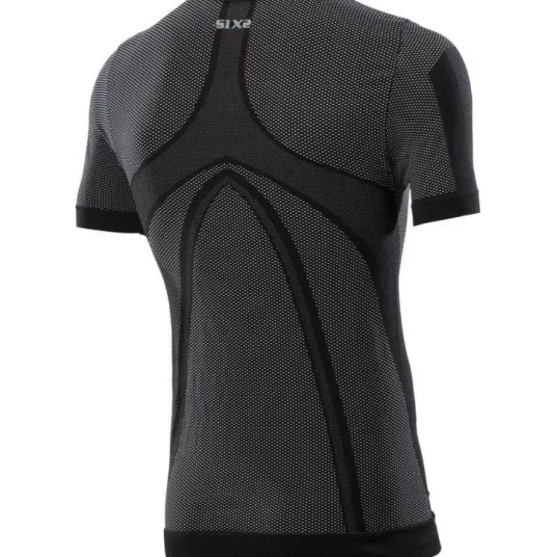 Maglia Intima Tecnica Termica Antivento Unisex Sixs TS7 Nero Carbon